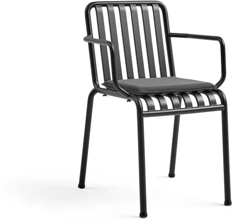 HAY Palissade Stol med Armlæn Antracit